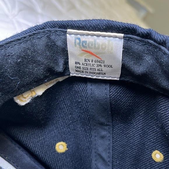 VINTAGE NEW ORLEANS SAINTS NFL Pro Line Reebok Snapback Baseball Cap Hat - Picture 6 of 6